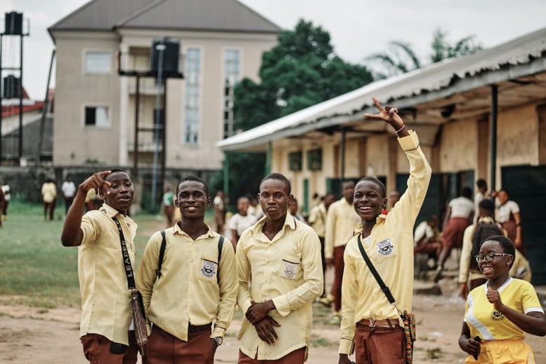 nigeria students at school